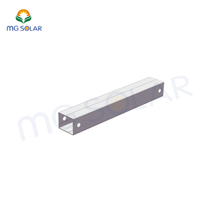 Système de support au sol pour panneaux solaires, structure de montage photovoltaïque à poteau unique pour l'installation - Product Image 6