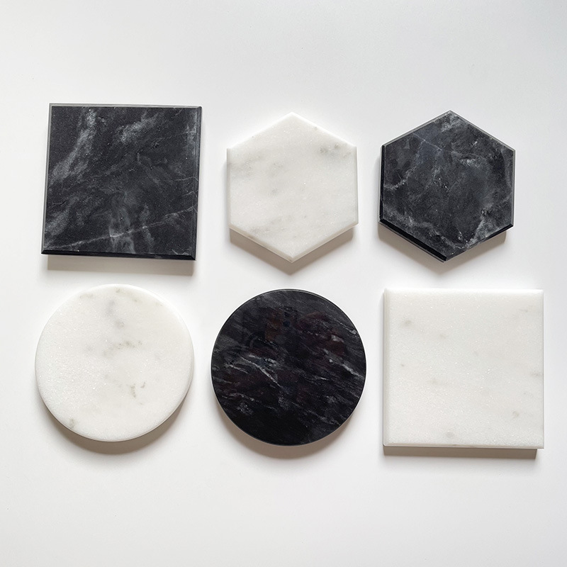 Marble Coaster Set