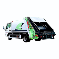 Camion poubelle à compression bidirectionnelle