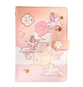 Toptan renk sayfası günlüğü dizüstü kawaii sevimli çocuklar anime okul öğrencileri karikatür kiraz çiçeği melek dizüstü - Product Image 6