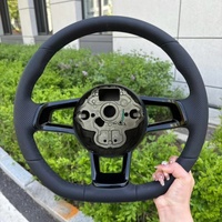 Volant en cuir personnalisé R Line pour Volkswagen GTI GTD GTE MK3 MK4 MK5 MK6 MK7 Passat 5R Tiguan Jetta Amarok Atlas