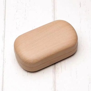 Nuevo Estuche Plegable con Diseño de Madera para Gafas Clásicas, Estuche Compacto para Lentes de Contacto y Cosméticos - Product Image 5