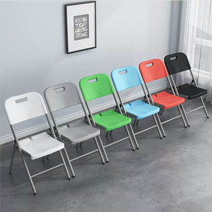 مبيع بالجملة حفلات طعام محمولة بيضاء قابلة للطي مناسبات بلاستيكية خارجية - Product Image 3