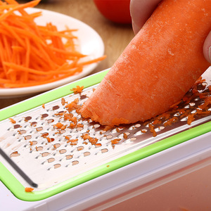 Đa Chức Năng Rau Slicer Hộ Gia Đình Chip Khoai Tây Peeler Củ Cải Vắt Tay Nhà Bếp Công Cụ Cắt Trái Cây Giỏ Phụ Kiện - Product Image 4