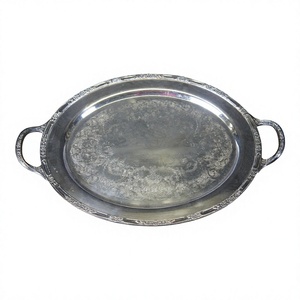 Metal Oval <b>Chocolate</b> Tray Nickle Plated Handmade <b>Chocolate</b> Platter Customized Size Fancy New Metal <b>Chocolate</b> Tray - Product Image 1