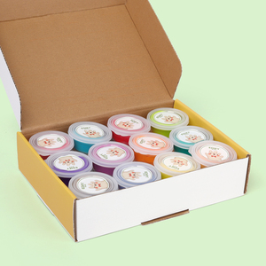 Kit d'argile pour enfants bricolage 24 couleurs Ultra-Light Magic Soft PVA Clay & Slime Monster Style pour l'éducation et la modélisation - Product Image 3