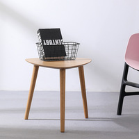 Table basse moderne simple en bois massif écologique, style japonais, pour petit appartement, salon, chambre, table d'angle en chêne