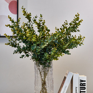 เฟอร์นิเจอร์ใบไม้นุ่มรู้สึกถึงห้องนั่งเล่นยูคาลิปตัสจัดดอกไม้ตกแต่งบ้านห้องนั่งเล่นเรียบง่ายต้นไม้ในร่ม - Product Image 4