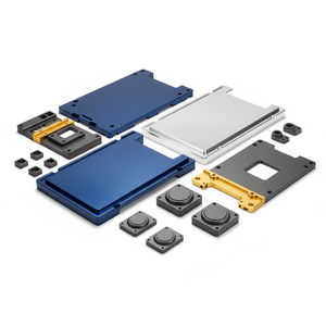 Boîtier de console de <span class=keywords><strong>jeu</strong></span> en aluminium usiné CNC sur mesure de haute précision pour prototypes de coques de consoles portables rétro - Product Image 3