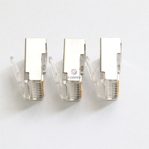 Câbles Cat5e, connecteurs RJ45, adaptateur RJ45 EZ Pass RS232 série DB9 vers <span class=keywords><strong>RJ11</strong></span>, prise modulaire mâle Ethernet réseau Cat6a - Product Image 4