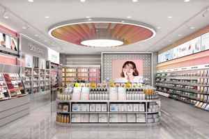 Exhibidor de Productos para el Cuidado de la Piel 12-YZoS-A, Serie Metaverse, Diseño de Tienda Personalizado para Muebles de Exhibición de Cosméticos - Product Image 6
