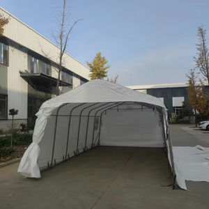 Toit de voiture simple pliable en acier galvanisé de haute qualité, durable, imperméable, protégé contre les UV, avec revêtement en PE, personnalisable - Product Image 1