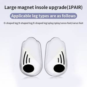 Wholesale Sports Rehabilitation Products for Feet O/X Leg Type Valgus Varus Correction <b>Gel</b> <b>Shoes</b> <b>Insole</b> Magnet Foot Care Pads - Product Image 3