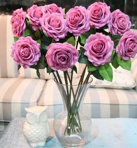 Dekoration Künstliche Blumen Rose Seide Verschiedene Spezifikationen Rose Artifici Flower Decor Rosen Bulk Artificial