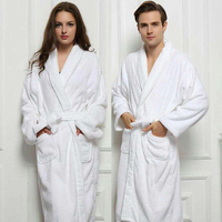 Peignoirs de luxe pour hôtel, peignoirs moelleux pour hommes, peignoirs à manches longues, ensembles cadeaux