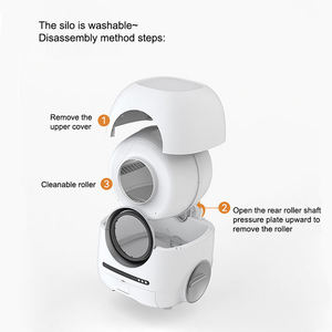 Offre Spéciale Tuya contrôlé par application à faible bruit Wifi tactile Intelligent électrique autonettoyant intelligent automatique litière pour chat facile à nettoyer - Product Image 5