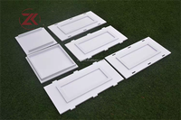ZKAI En gros Socle en PVC blanc, support à fleurs détachable en acrylique pour mariage et événements
