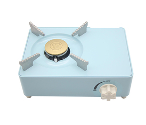 Réchaud à gaz butane portable en aluminium pour l'extérieur avec allumage automatique, cuisinière de camping pliable pour utilisation en voiture - Product Image 3
