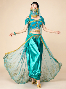 Robe de danse du ventre sexy pour femmes adultes, longue, ajustée, style <span class=keywords><strong>sari</strong></span>, pour spectacle indien/bollywoodien - Product Image 6