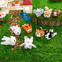 Boneka Kelinci Plushie Seri Pesta Berumbai Ukuran Genggaman Tangan, Bahan Polyester PP Cotton, Beraroma, Hadiah Boneka Tidur, Impor