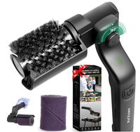 Brosse de nettoyage pour barbecue électrique améliorée, sans fil, rechargeable, avec angle réglable