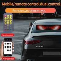 Nouvel écran LED flexible pour voiture, 120*595mm, en aluminium, étanche IP65, avec contrôle par application, pour rénovation/mise à niveau