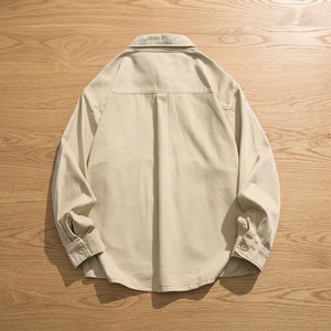 Camisas de Vestir Casuales Ecológicas para Hombre Tallas Grandes, Sin Mangas, Cuello Camisero, Corte Holgado, Color Beige con Puntos, Cierre de Botones, Popelina - Product Image 3