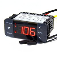 Thermostat de dégivrage pour réfrigération EK-3030 avec contrôle du ventilateur et touches tactiles