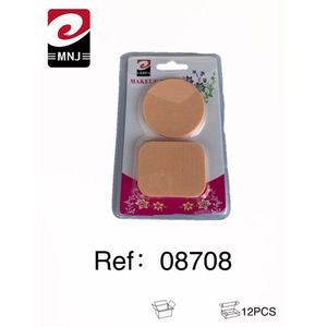 MNJ Makeup Sponge Set 2Pcs For Face Application Ref 08708 - Product Image 3