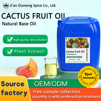 Minyak Biji Prickly Pear Murni yang Diperas Dingin, Minyak Biji Opuntia Ficus Indica, Minyak Pembawa Antioksidan untuk Perawatan Anti Penuaan Kulit Wajah dan Rambut