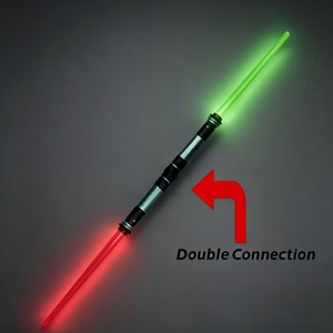 <span class=keywords><strong>Sabre</strong></span> lumineux LED à double tête Nouvelle musique Epée de Noël en plastique pour les fêtes et les décorations - Product Image 4