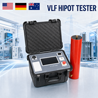 Testeur VLF portable HZDP-80KV, équipement de test de résistance à haute tension AC très basse fréquence pour câbles électriques