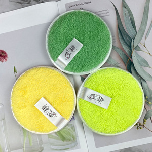 Tampons imprimés en éponge de nettoyage pour massage du visage, <span class=keywords><strong>maquillage</strong></span> <span class=keywords><strong>magique</strong></span>, matériau en polaire compressée, élimine le <span class=keywords><strong>maquillage</strong></span> - Product Image 3