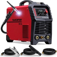 ARCCAPTAIN Nouvelle machine à souder multiprocessus TIG200PACDC 200Amp Pulse Aluminium 110V/220V 7-en-1
