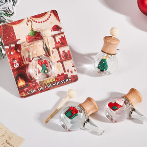 Parfum de voiture en glaçage coloré, collection de Noël, ornement d'aromathérapie, cadeau, nouveau clip de ventilation de voiture, désodorisant - Product Image 4
