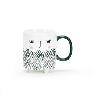 Vendita calda squisita dipinto a mano carino modello di cane tazza di <span class=keywords><strong>caffè</strong></span> con O-a forma di finitura smaltata manico e gambe per uso domestico e giardino - Product Image 4