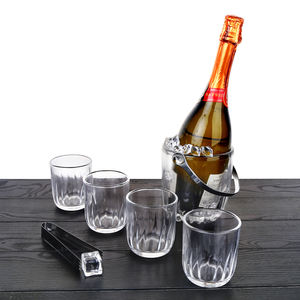 Cubo de Hielo Personalizado con Logotipo, Forma Hexagonal, Transparente, de Lujo, con Base de Diamante, Cubo de Hielo Gigante para Exteriores, para Vino, <span class=keywords><strong>Cerveza</strong></span> - Product Image 3