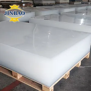 JINBAO 1220*2440Mm 4Mm Uv Kaca Produsen Plastik Panel Akrilik Akrilik Papan Akrilik Warna Pmma Lembar Akrilik Bening