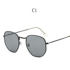 Unisex Neue Trend Runde Sonnenbrille Designer-Marke Farbige Quecksilber-Ozean-Film-Linse UV400-Schutz Sonnenschutz Metallrahmen - Product Image 5
