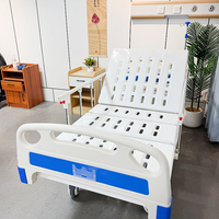 Lit médical électrique en alliage d'aluminium et ABS, 3 fonctions, hauteur et angle réglables, multi-positions, certifié ISO, lit d'hôpital