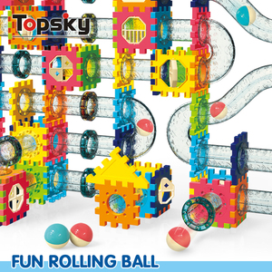 Creativo bambini da 5 <span class=keywords><strong>a</strong></span> 7 anni fai da te assemblato Non tossico Pipeline montagne russe <span class=keywords><strong>blocchi</strong></span> di costruzione educativi Set di costruzione - Product Image 3