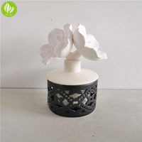Diffuseur Passif Diffuseur de Fleurs Diffuseur de Parfum d'Intérieur en Porcelaine Bisque