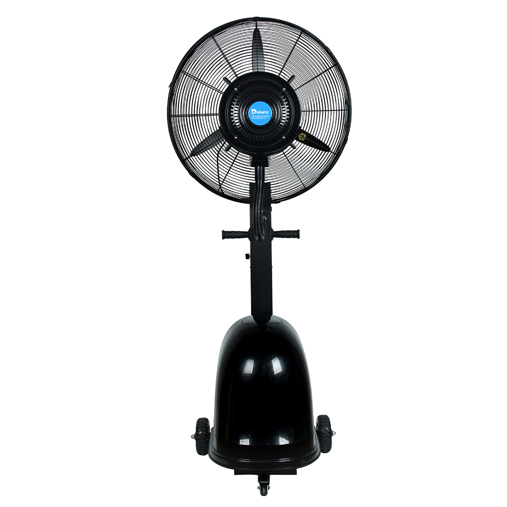 Portable électrique ventilateurs à brouillard d'eau avec jet d'eau