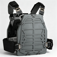 Gilet tactique porte-plaque à libération rapide en nylon respirant anti-coupure, taille unique pour hommes, personnalisable OEM ODM, usine chinoise certifiée ISO CE
