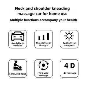 Masajeador Eléctrico Personalizado para Espalda, Alivio del Dolor Corporal, Forma de U, Vibración Shiatsu, Masaje de Amasamiento, Chal para Masaje de Cuello y Hombros - Product Image 3