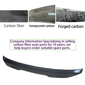สปอยเลอร์หลังคาร์บอนไฟเบอร์ทรง PSM สำหรับรถ A5 B8 B8.5 2 ประตู คูเป้ 8T3 ปี 2007-2017 - Product Image 4