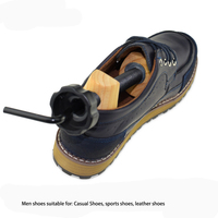 Amélioration de 2 voies de réglage de la taille du bois de pin réglable Extenseur de chaussures Stretcher Shaping Shoe Expansion Shoe Tree