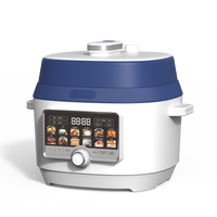 Olla a Presión Eléctrica Inteligente HY de 5L con Control Táctil, Olla a Presión Instantánea de un Toque, Olla Arrocera/Cocina Lenta