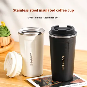 Nuova Tazza Termica 2026 in Acciaio Inox a Doppia Parete per Caffè e Bevande Fredde con Coperchio, Ideale per Campeggio e Ufficio - Product Image 4