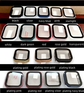 เคสนาฬิกาอัจฉริยะรุ่นใหม่สำหรับ <span class=keywords><strong>Apple</strong></span> <span class=keywords><strong>Watch</strong></span> S6 S7 <span class=keywords><strong>S8</strong></span> ดีไซน์ขอบตรง กันน้ำ พร้อมกระจกนิรภัย - Product Image 2